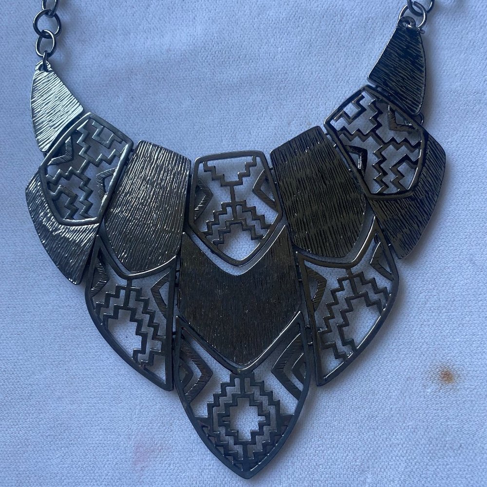 Statement "tribal" necklace